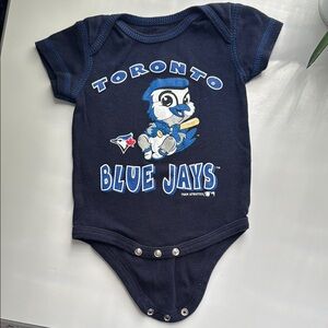 TORONTO BLUE JAYS Baby Onesie - size 0/3 months